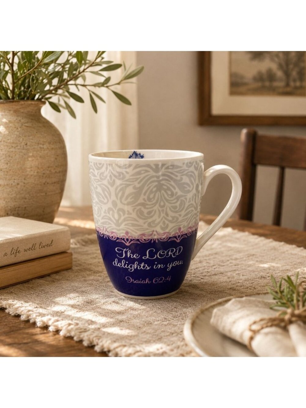 Reflections The Woman God Sees Ceramic Mug 11 Oz Inspirational Scripture NEW
